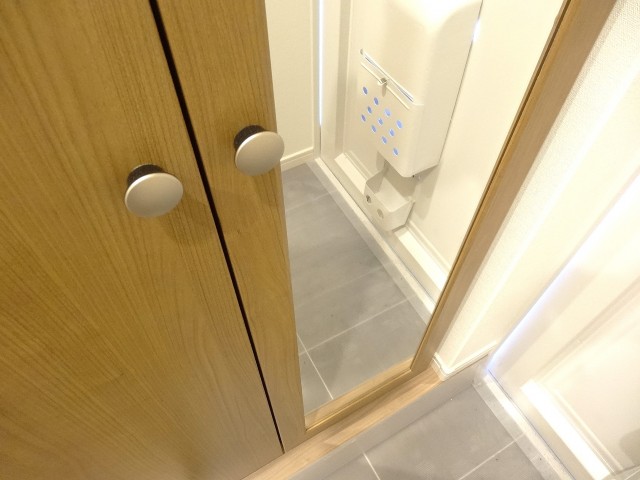 セブンスターマンション第二日本橋　身だしなみチェックに便利な鏡つき