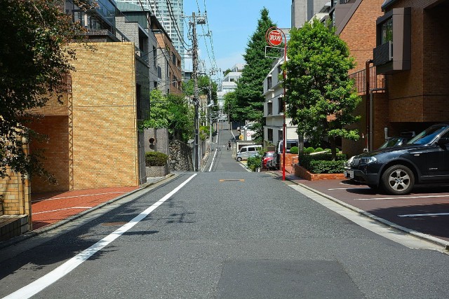スカイプラザ赤坂　前面道路