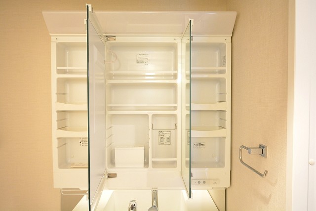 成城エコーハイツ　洗面化粧台収納803