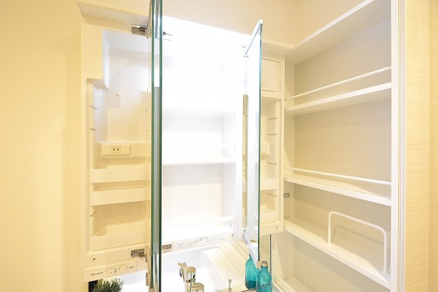 シャンブル目白　洗面台リネン庫