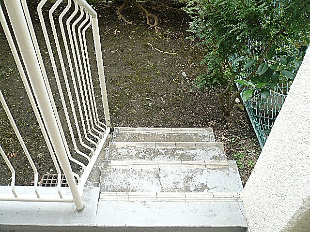 専用庭　階段