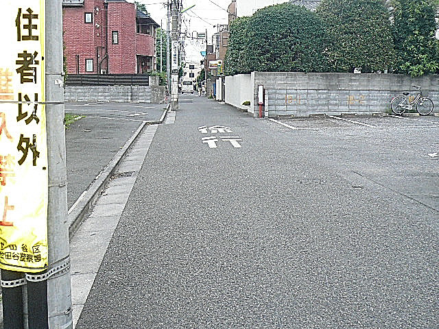 マンションまでの道のり