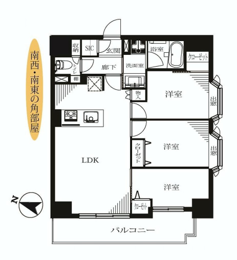 レクセルマンション音羽　間取り