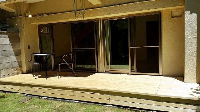 馬事公苑前ハイム2号棟 　ウッドデッキ108