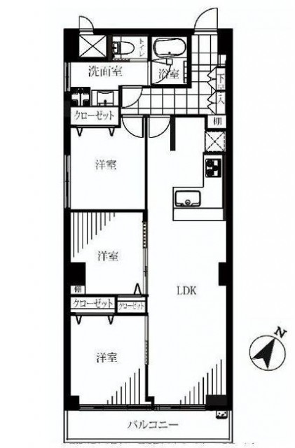 玉川台スカイマンション　図面