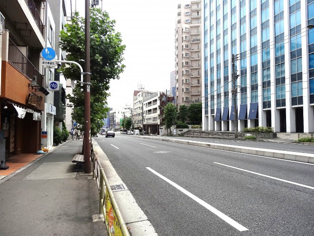 近鉄ハイツ魚籃坂　桜田通り