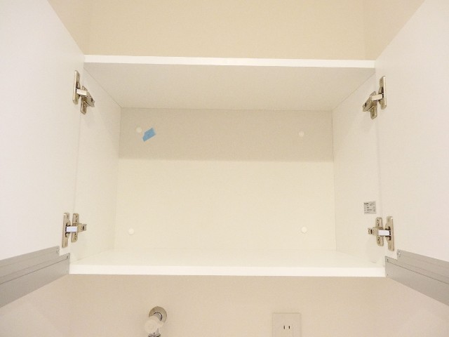 洗濯機置場上の収納