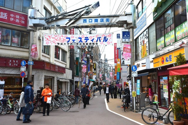 コスモ学芸大学　西口商店街