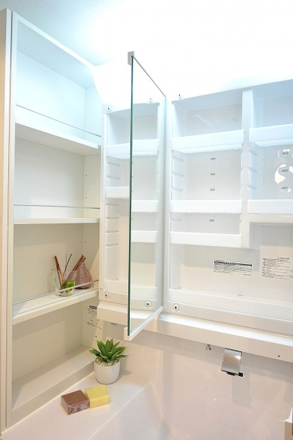 ライオンズヴィアーレ幡ヶ谷　洗面化粧台収納