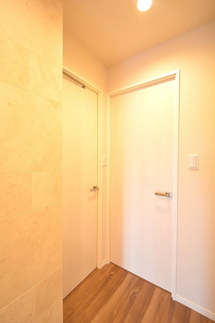 ファミール六本木 ベッドルームとサニタリールームのドア