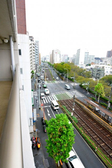 ハラダ面影橋マンション　外廊下