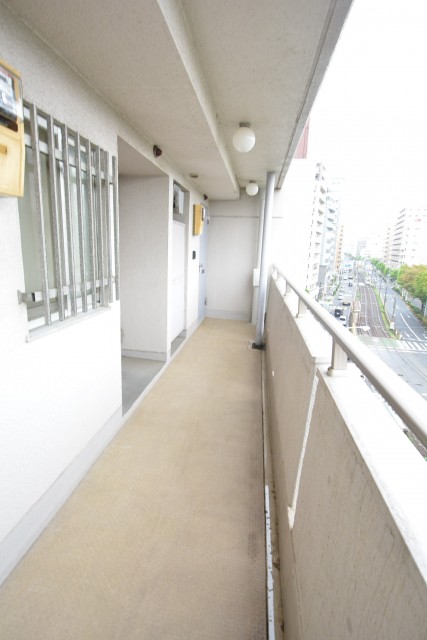 ハラダ面影橋マンション　外廊下