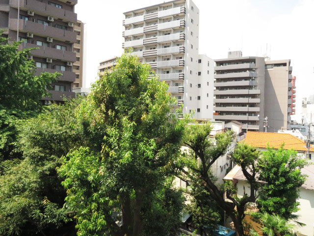 目白武蔵野マンション　西側の眺望