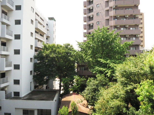 目白武蔵野マンション　西側の眺望