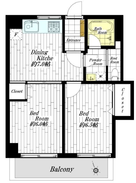 ダコタ西荻　間取り