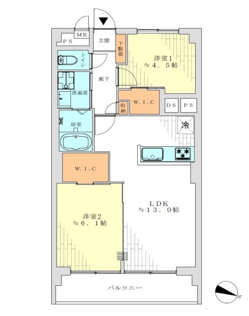 アイビハイツ三田 間取り図 アイビハイツ三田 間取り図