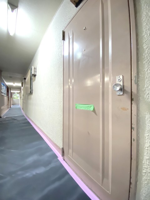 サンハイツ八幡山 玄関