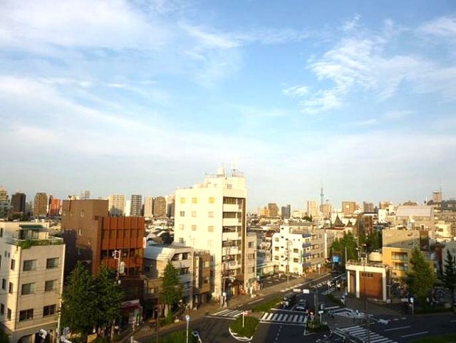 ユニー千石　スカイツリーが見えます