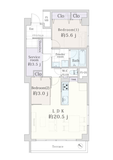 パレス池田山 間取り図 パレス池田山 間取り図