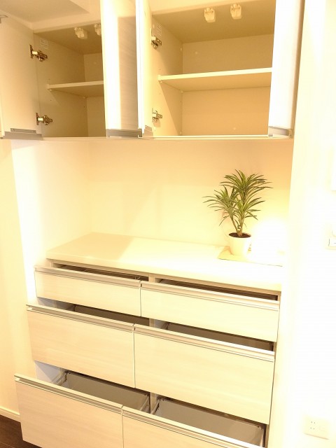 シルキーハイツ九段南2号館　キッチン棚