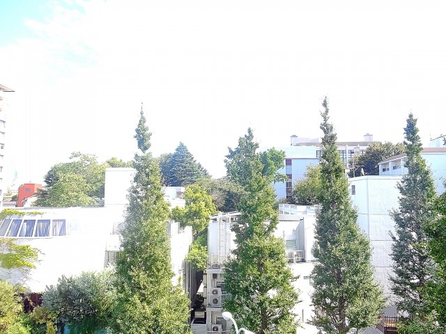 マンション白金苑　ベッドルーム②眺望