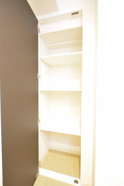 ハイツ赤坂　サニタリールーム収納