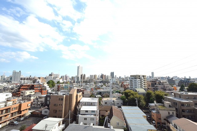 三軒茶屋シティハウス　リビングバルコニー眺望