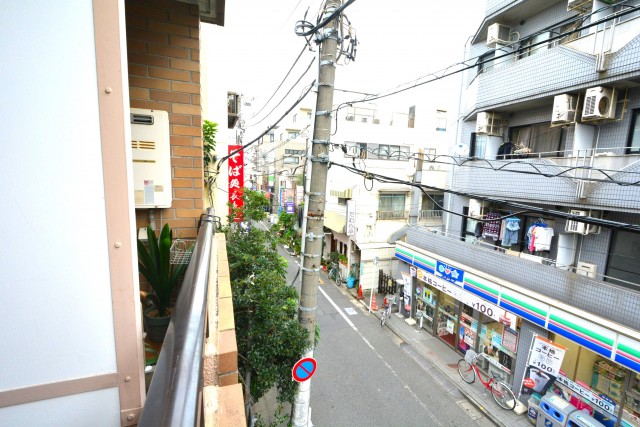 朝日プラザ梅ヶ丘　眺望　バルコニー　302