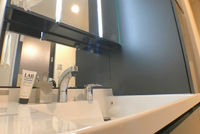 月島リバーハウス 洗面