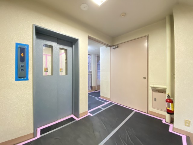 サンハイツ八幡山 玄関