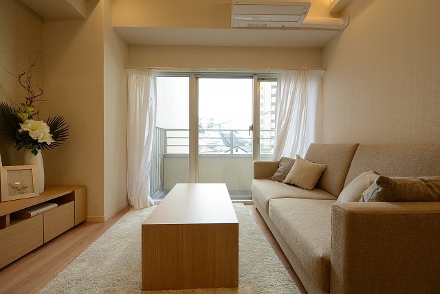 古河松原マンション バルコニー