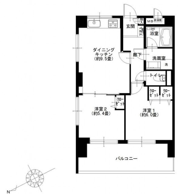 プチモンド目白　間取り