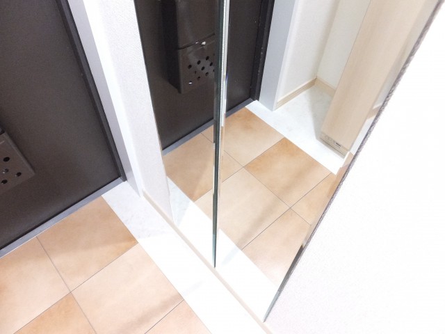 メイゾン等々力　玄関脇の鏡