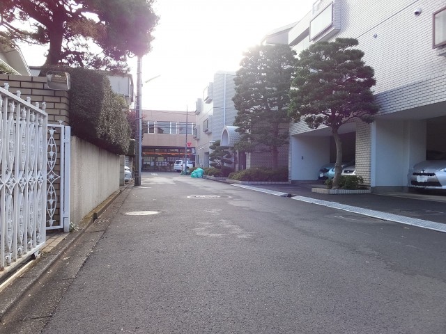 メイゾン等々力　エントランス前道路