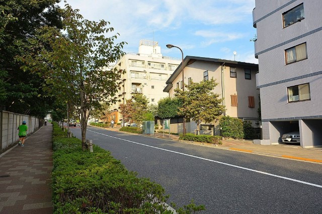 セザール第2目黒三田　前面道路