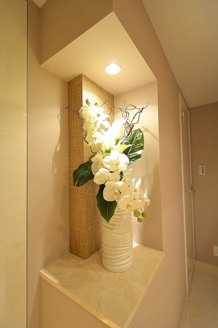 ダイアパレス麻布十番　玄関ホールカウンター