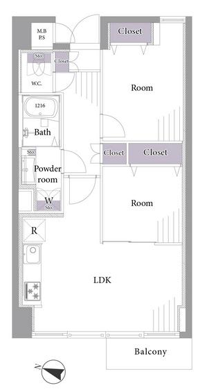 グランドシティ白山　間取り