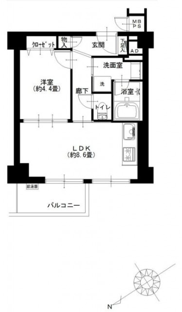 ロイヤルハイツ三田　間取り