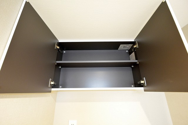 朝日江戸川橋マンション　ランドリースペース吊戸棚