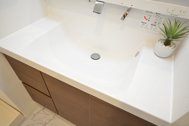 高輪パークホームズ　洗面化粧台