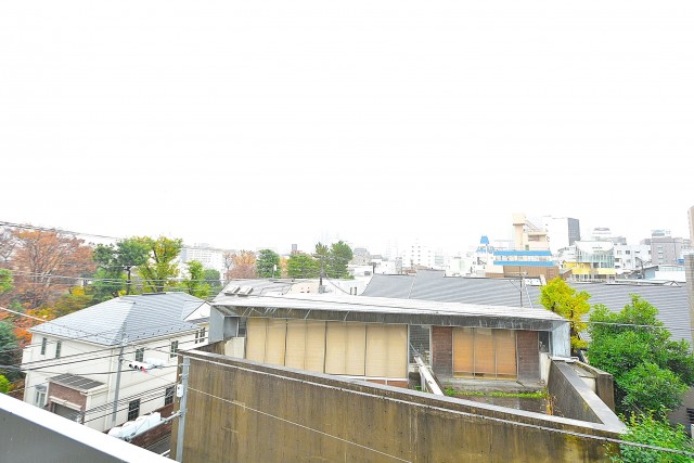 陽輪台松濤　バルコニー眺望