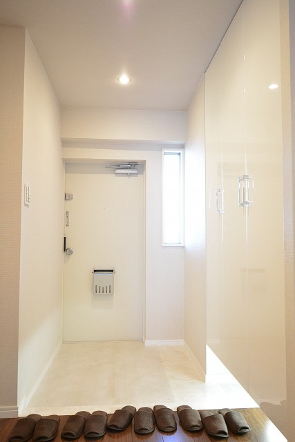 ドミシール田園　明るい玄関ホール