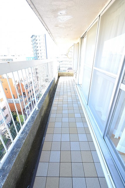 目白ハイツ　東向きのバルコニー