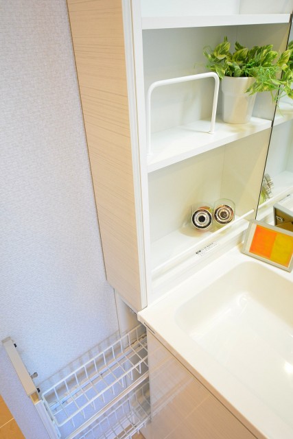 大森山王リハイム　洗面化粧台収納