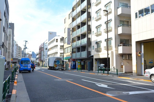 宮園コーポ　前面道路
