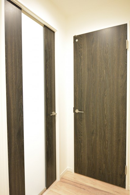 東カングランドマンション池袋キャッスル　洗面室とＬＤＫ扉