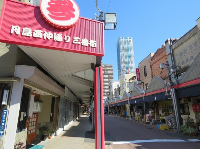 月島福寿マンション　月島商店街