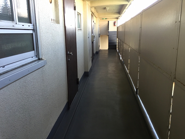 パールハイツ桜上水　外廊下