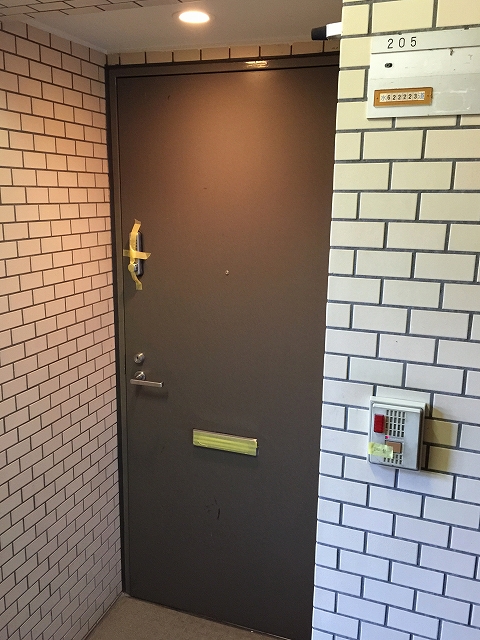 コスモ二子玉川　玄関前