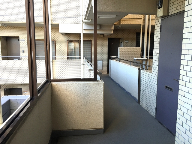 コスモ二子玉川　外廊下